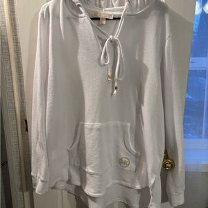 MICHAEL Michael Kors Cream Textured Hoodie